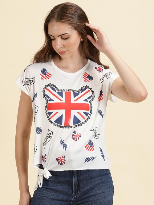 women's straight round neck top - 19698968 -  Standard Image - 0