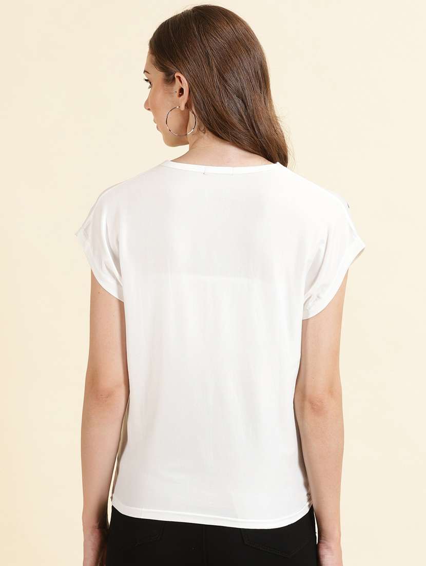 women's round neck regular top - 19698970 -  Standard Image - 3