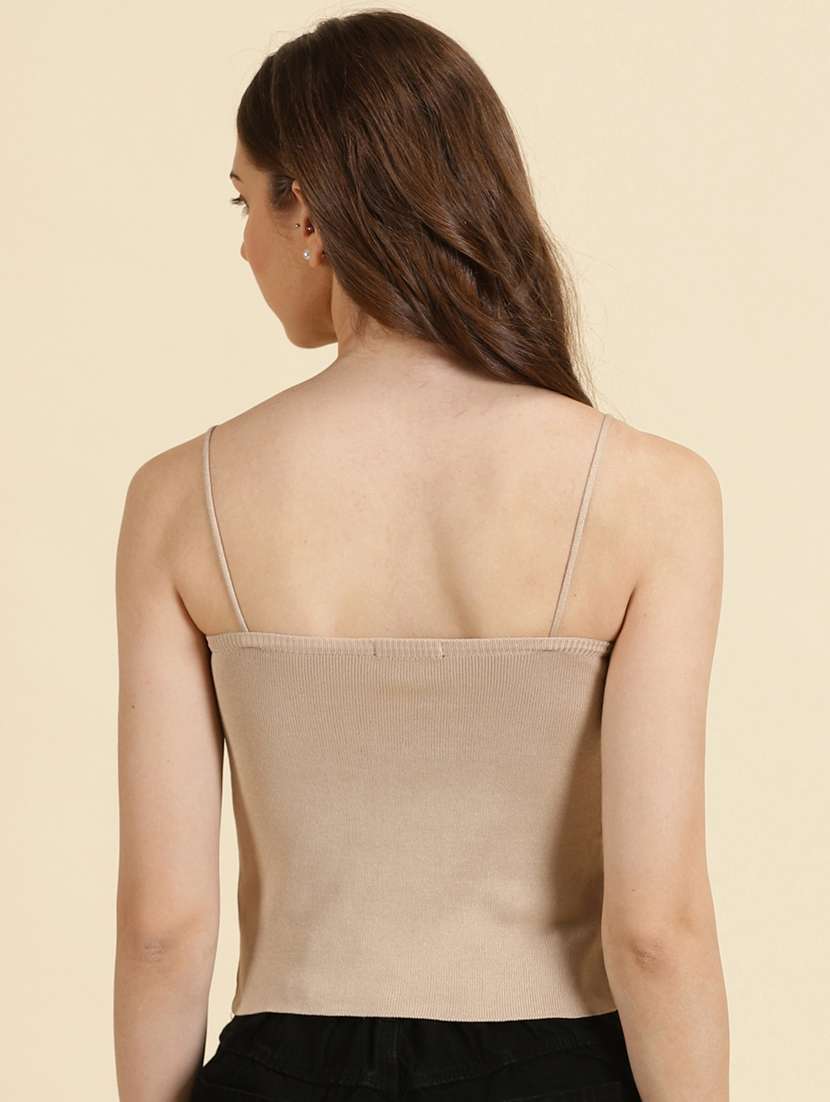 women's peplum shoulder strap top - 19699024 -  Standard Image - 3