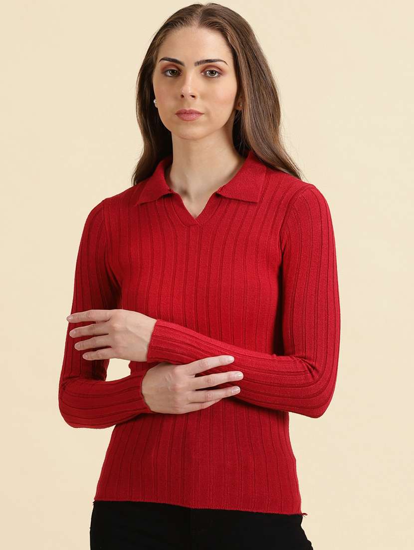 women's a line collared top
