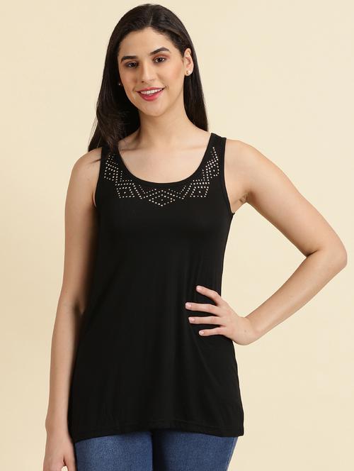 women's a line scoop neck top - 19699067 - Standard Image - 0