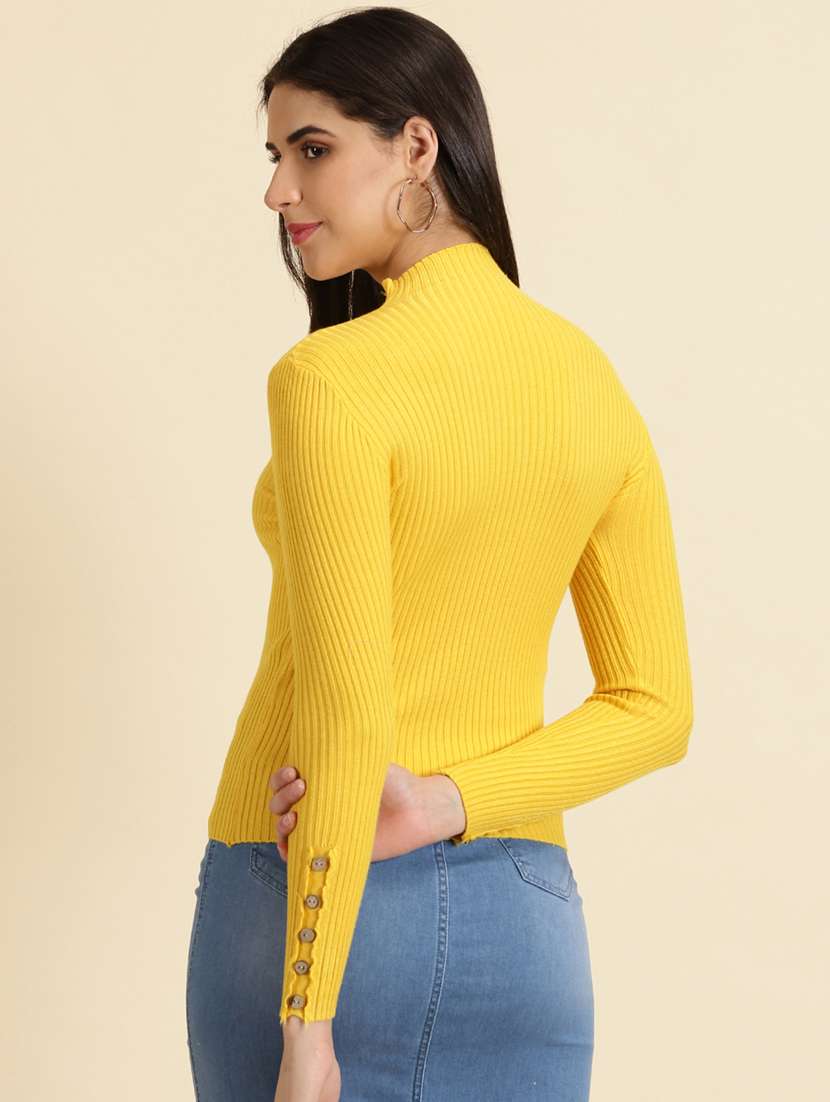 women's straight high neck top - 19699074 -  Standard Image - 3