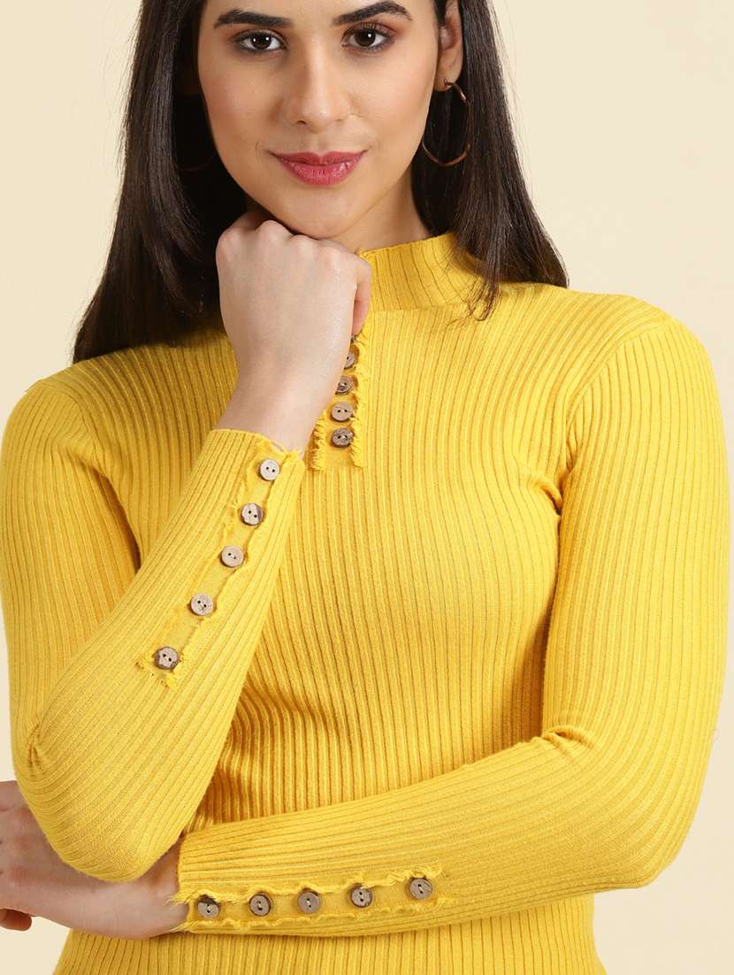 women's straight high neck top - 19699074 -  Standard Image - 5
