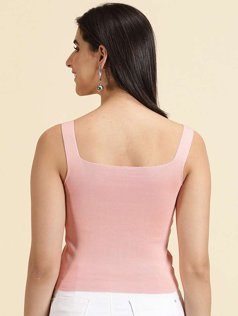 women's crop square neck top - 19699079 -  Standard Image - 3