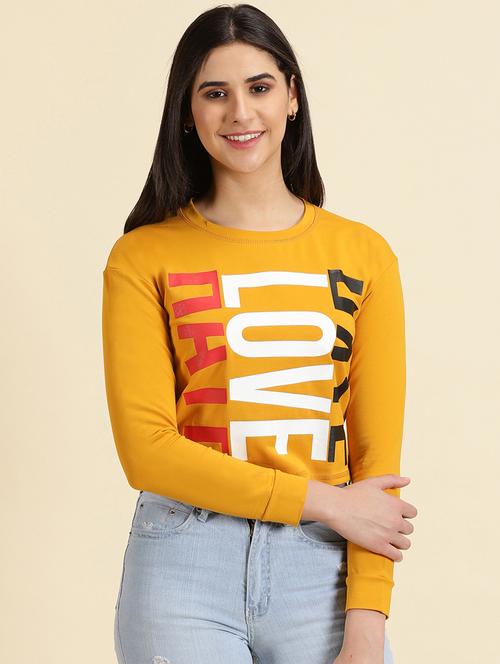 women's straight round neck top - 19699115 - Standard Image - 0