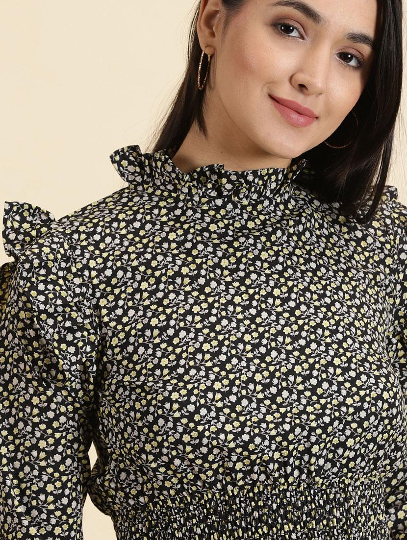 women's crop high neck top - 19699123 - Standard Image - 5