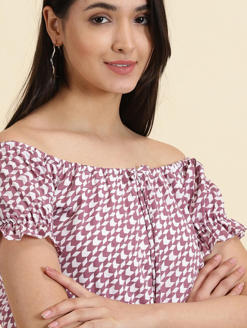 women's white off shoulder top - 19699135 - Standard Image - 5