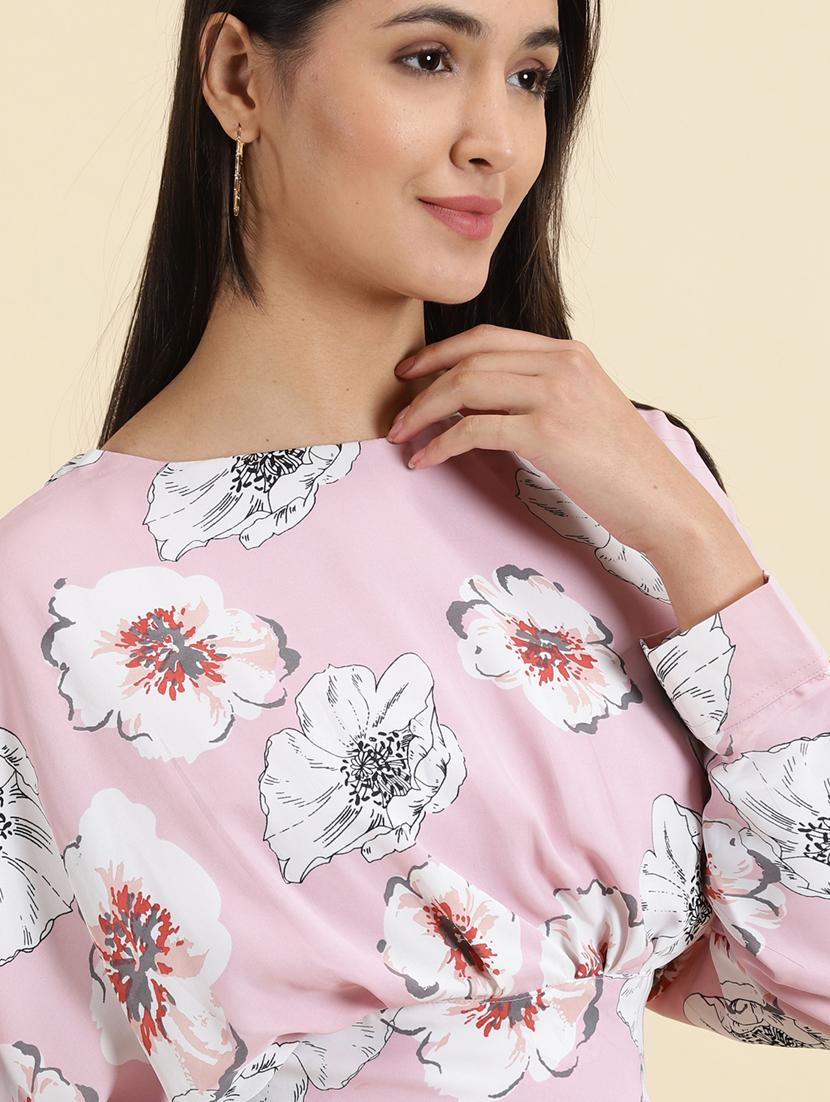 women's crop boat neck top - 19699172 - Standard Image - 5