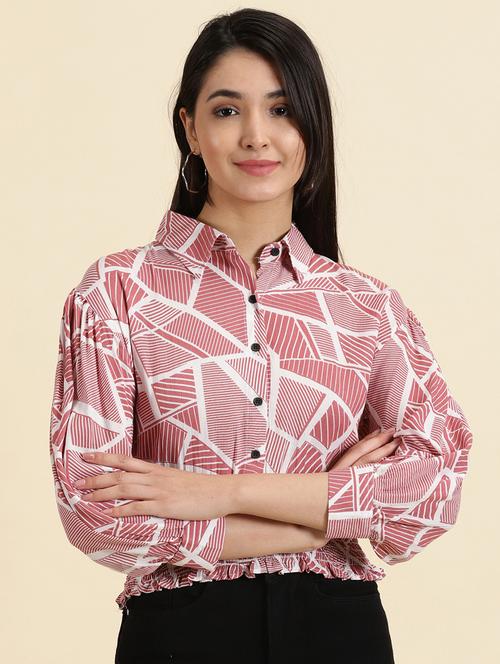 women's straight collared top - 19699179 -  Standard Image - 0