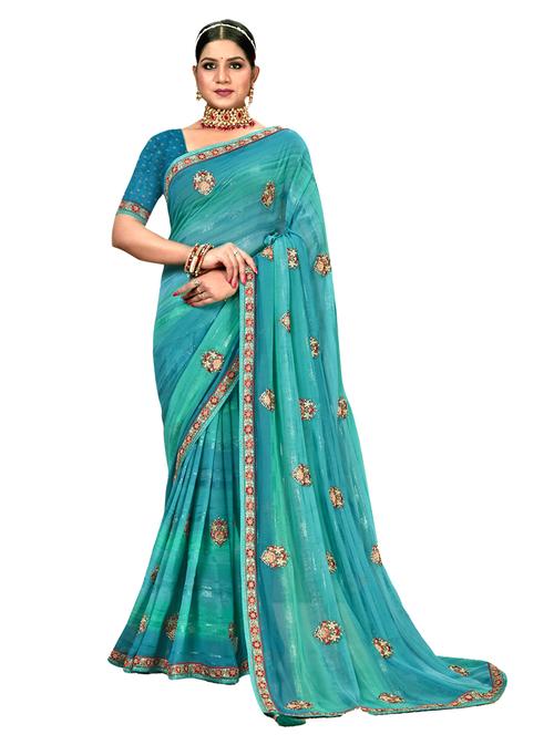 self designed woven saree with blouse - 19700130 - Standard Image - 0