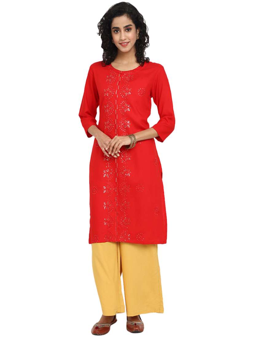 women's straight kurta