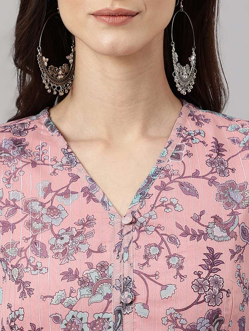 women's fit & flare floral dress - 19701100 -  Standard Image - 3