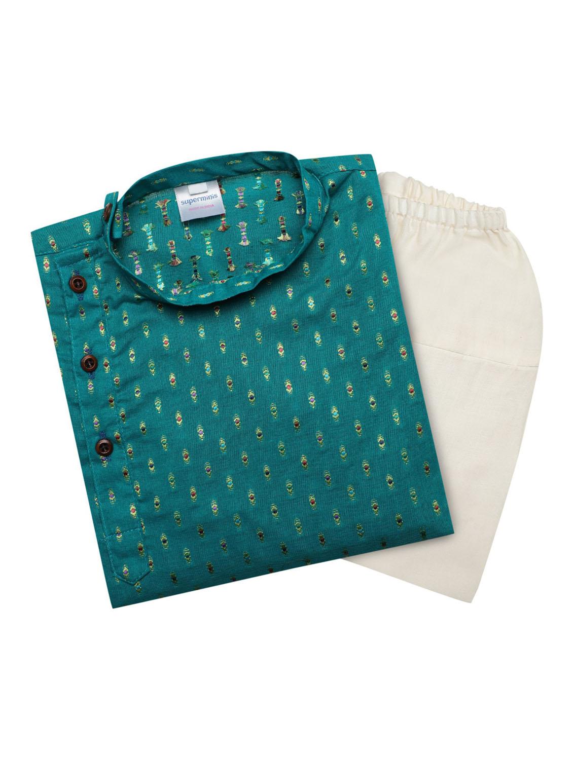 self design dhoti kurta set - 19701224 - Standard Image - 3