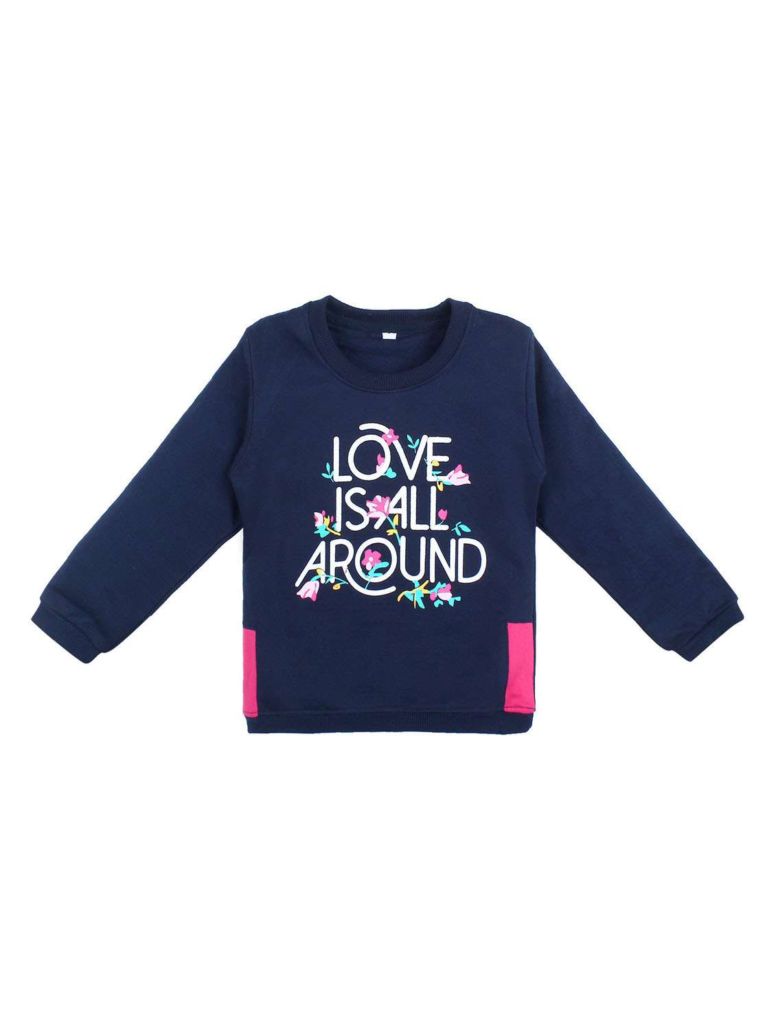 front print round neck sweatshirt - 19701308 - Zoom Image - 0