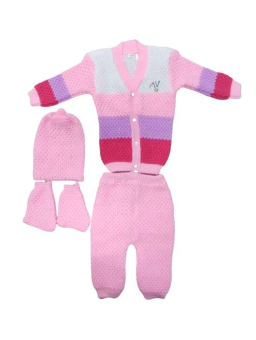 boys self design full length set with cap & socks - 19701340 -  Standard Image - 0