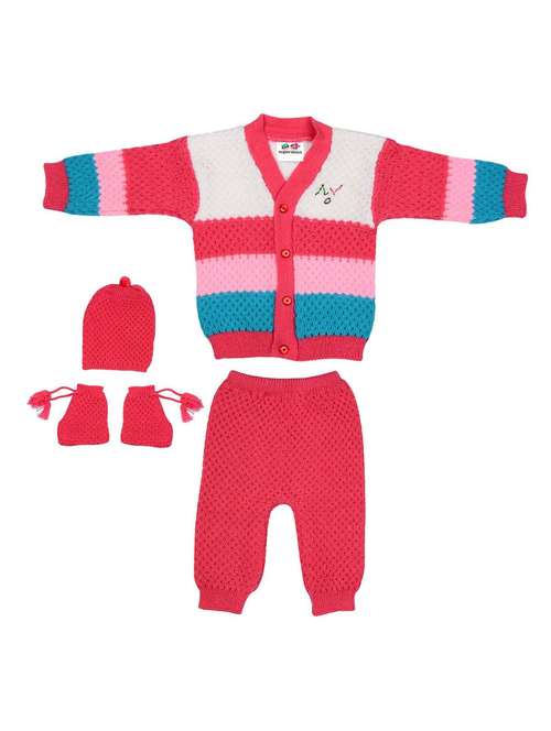 boys color block full length set with cap - 19701342 - Standard Image - 0