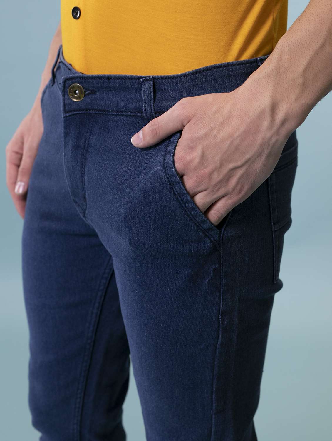 mens slim fit plain jeans - 19701513 -  Standard Image - 5