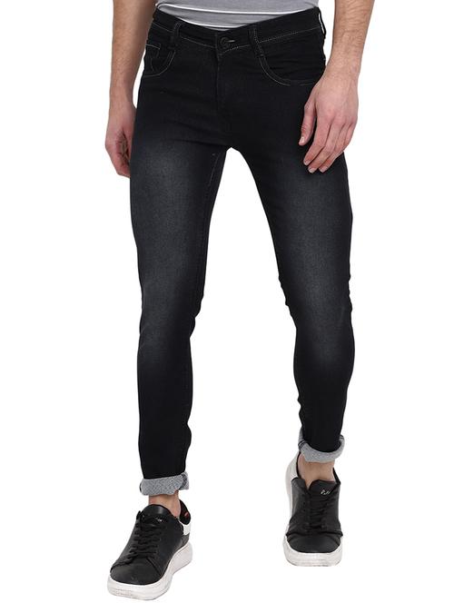mens slim fit plain jeans - 19701520 - Standard Image - 0