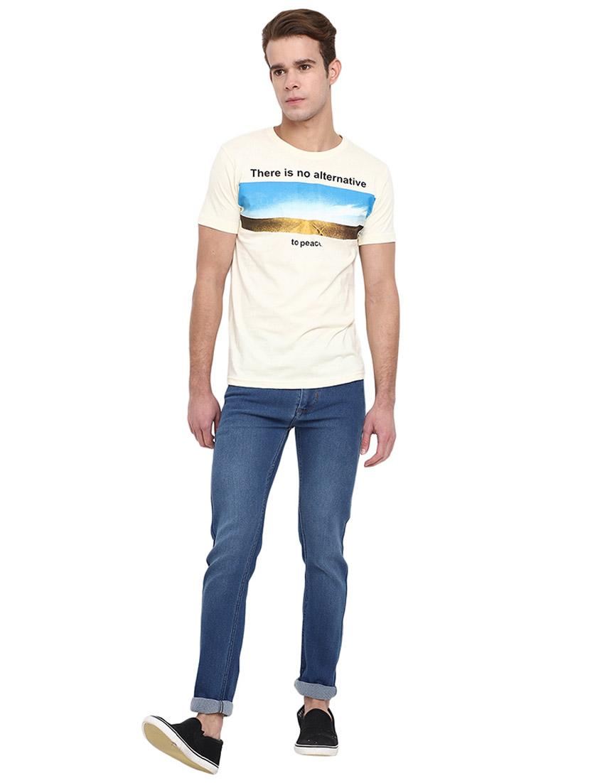 mens slim fit plain jeans - 19701521 - Standard Image - 3