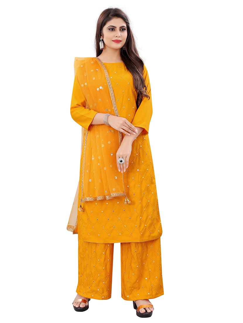 women embroidered kurta pant set - 19703568 - Zoom Image - 0
