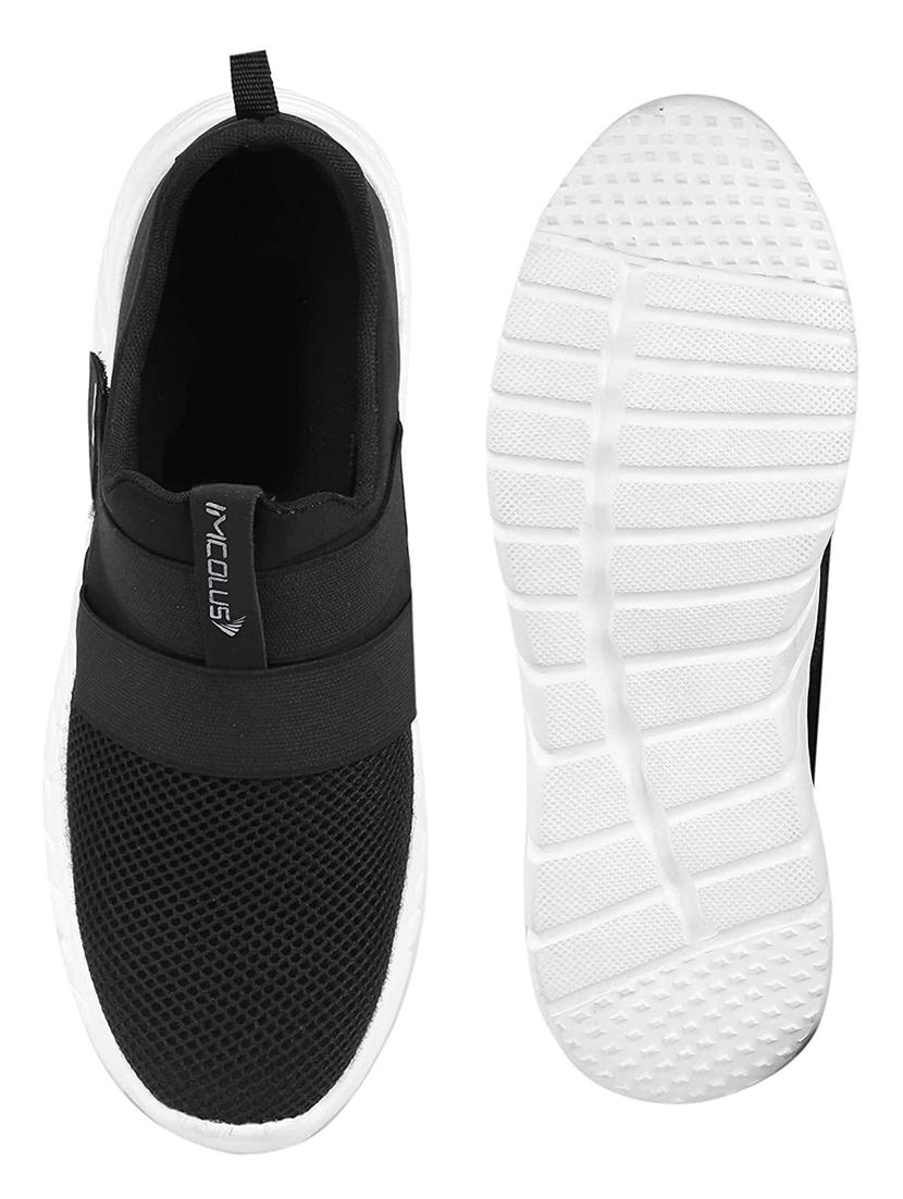 black slip on sport shoe - 19703735 - Standard Image - 3