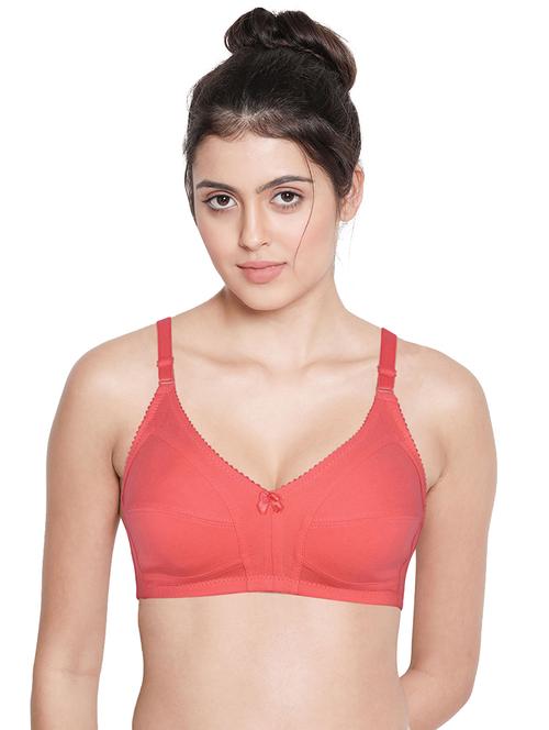 orange poly spandex tshirt bra - 19706993 - Standard Image - 0