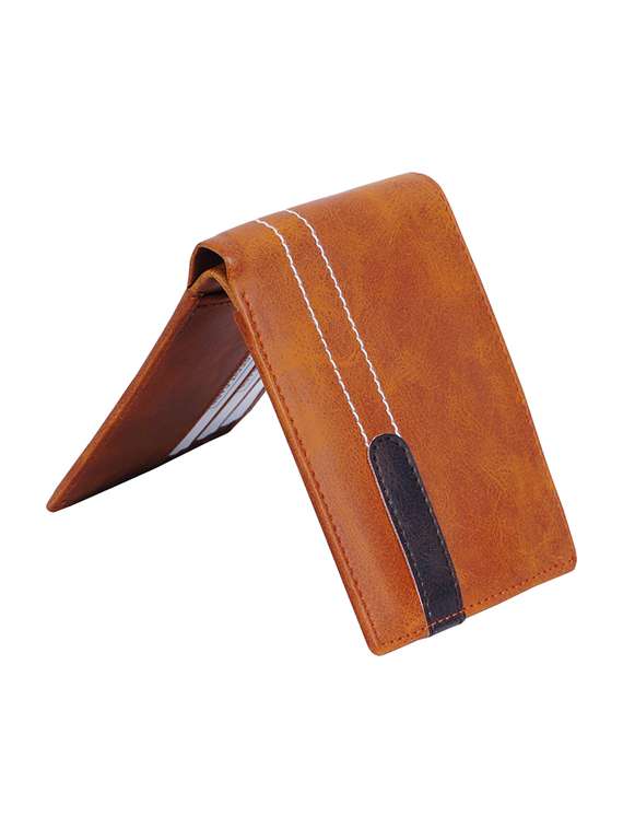 tan leatherette wallet - 19707745 - Standard Image - 3