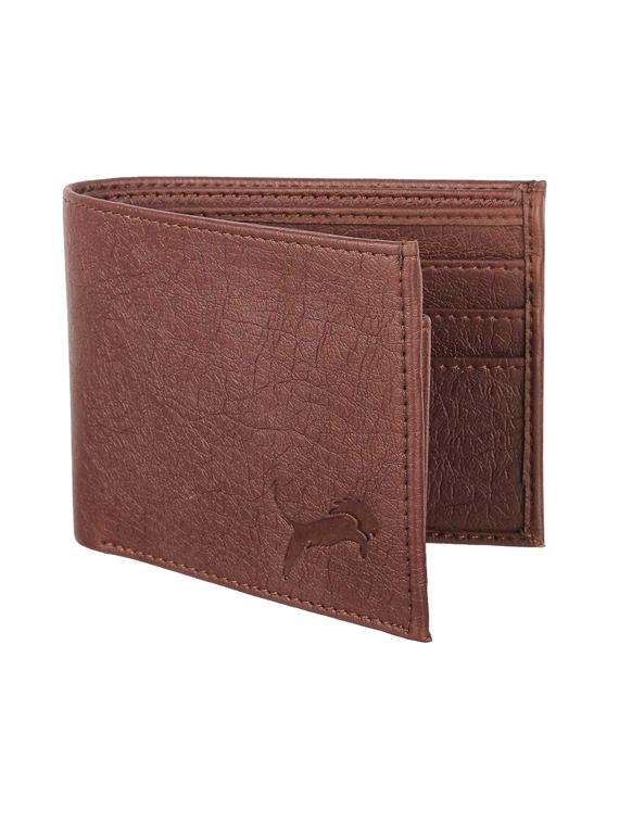 brown leatherette wallet - 19707777 -  Zoom Image - 0