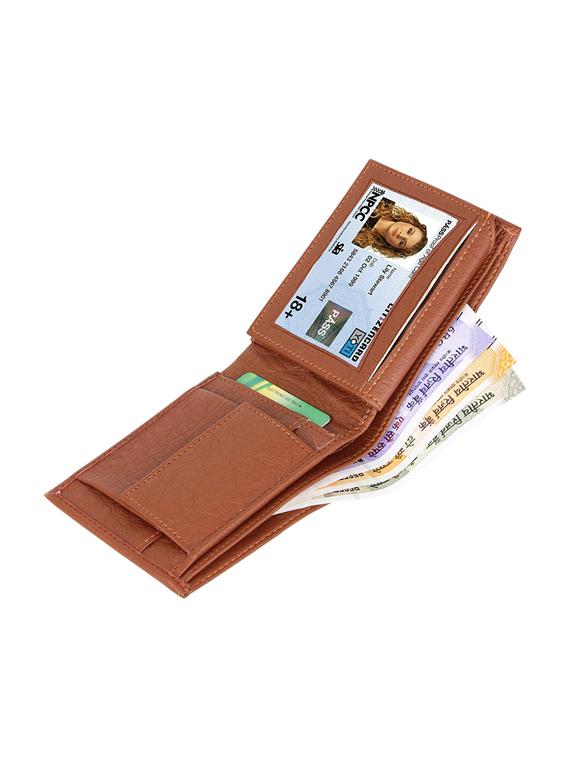 tan leatherette wallet - 19707793 - Standard Image - 3