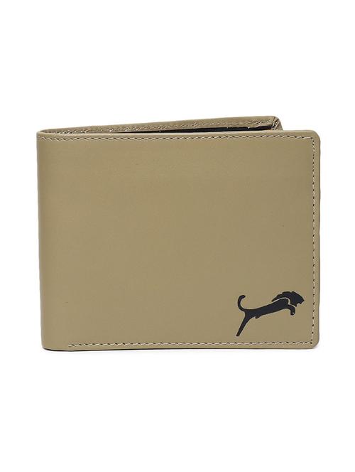 khaki genuine leather wallet - 19707841 -  Standard Image - 0