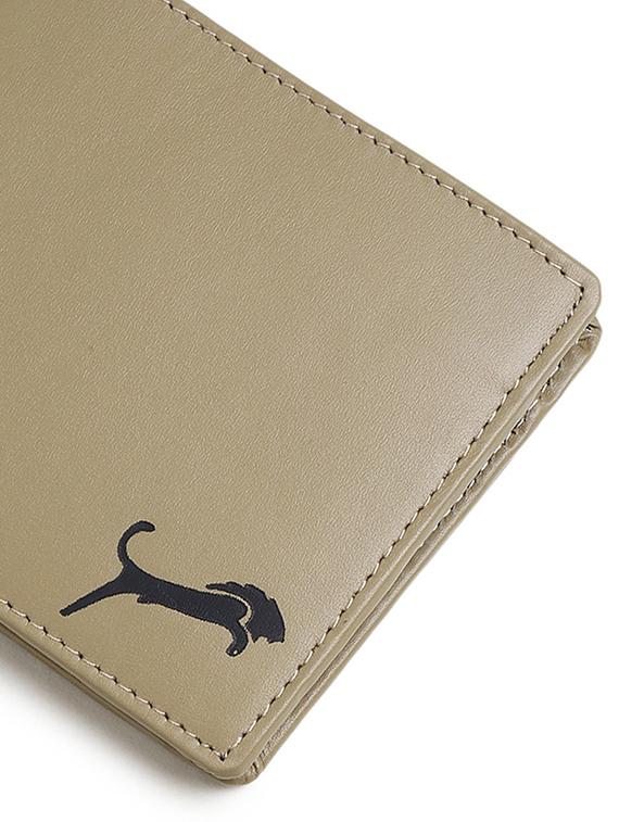 khaki genuine leather wallet - 19707841 - Standard Image - 3