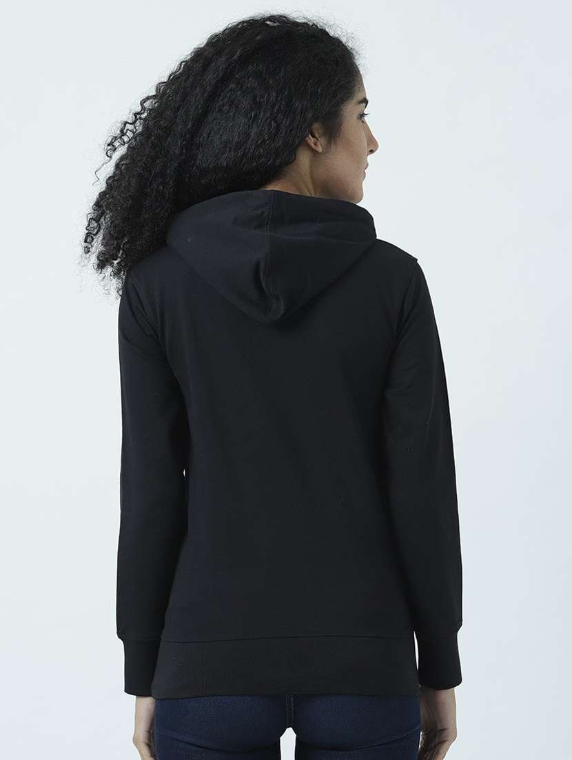 women front print long sleeve sweatshirt - 19710879 -  Standard Image - 3