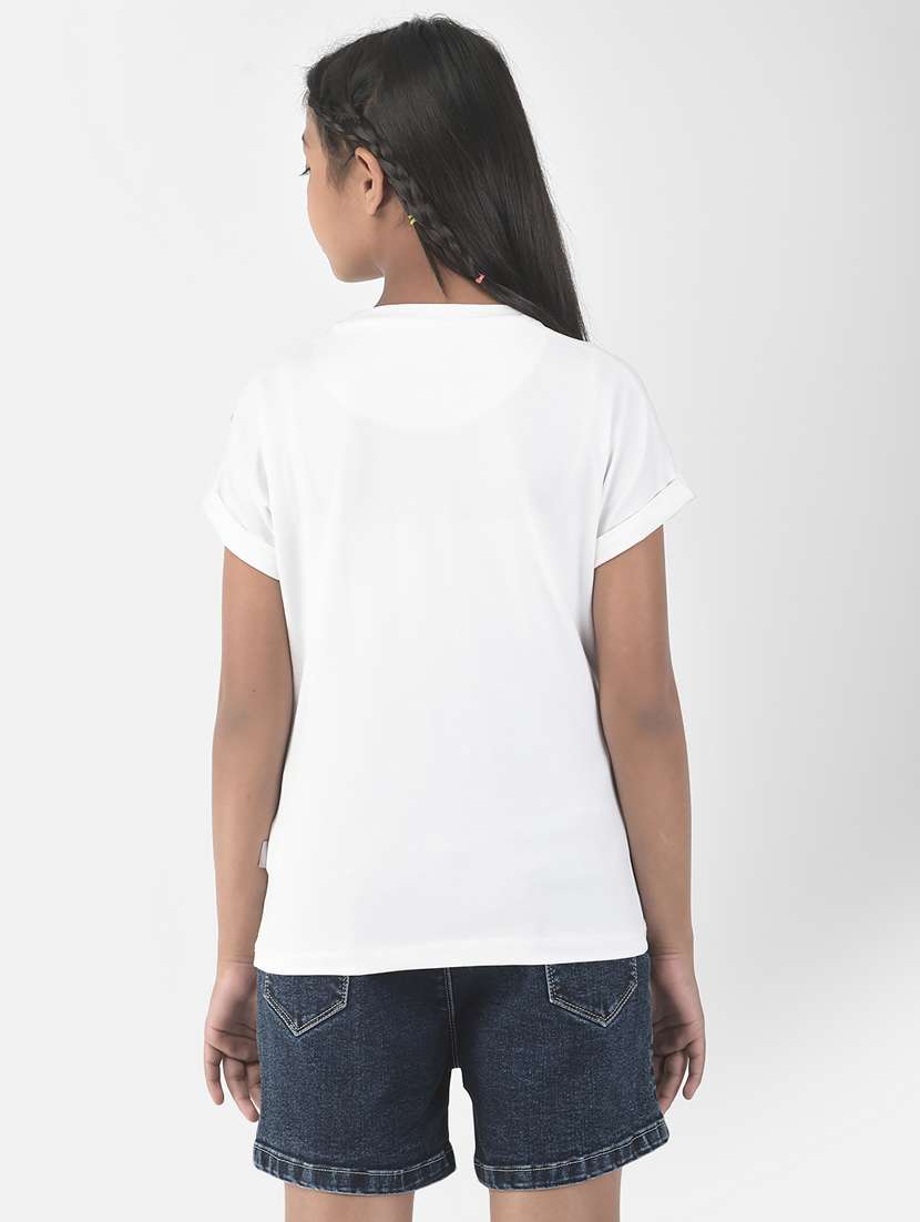 printed cotton blend regular tee - 19710928 -  Standard Image - 3