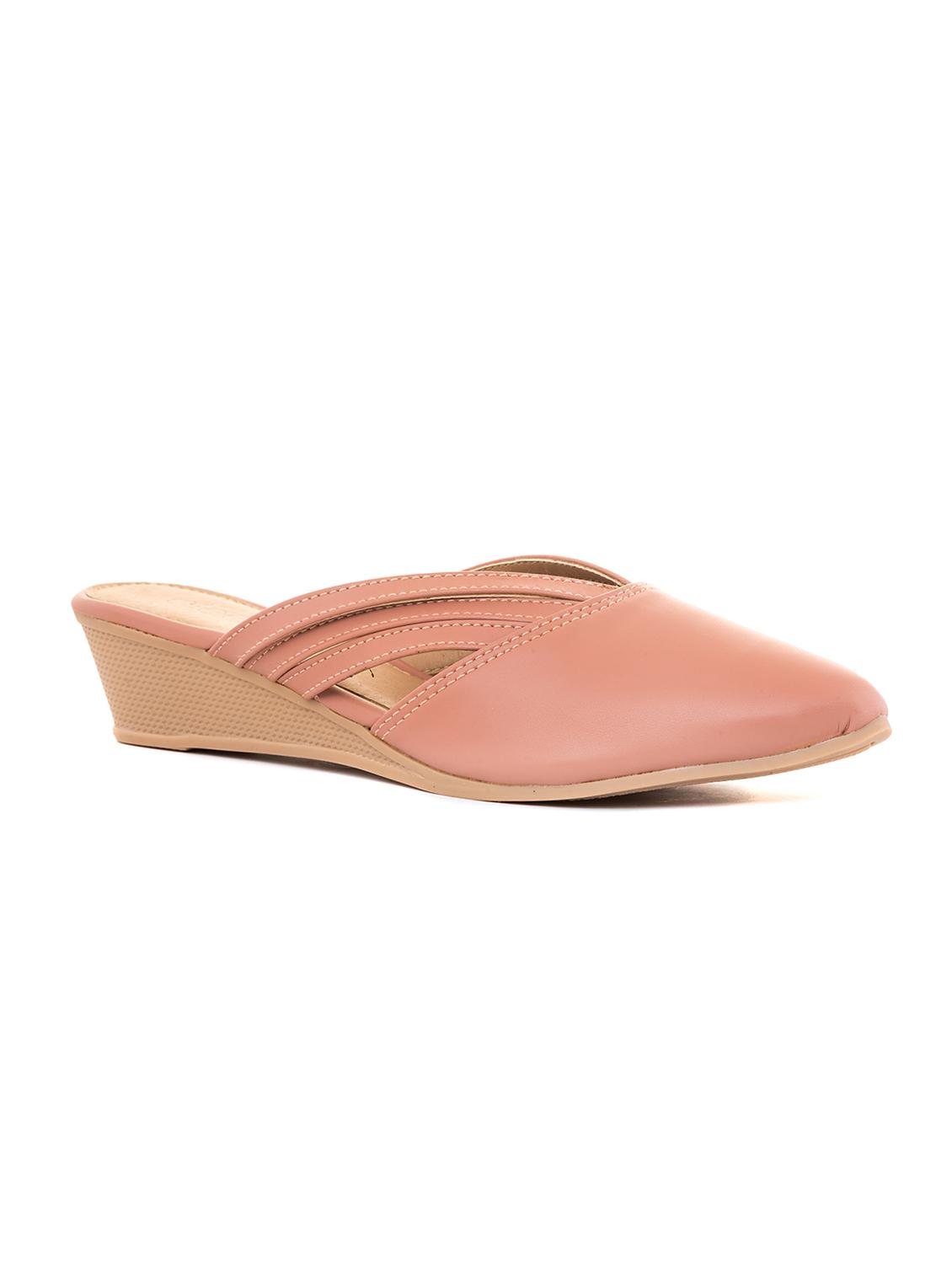 peach synthetic slip on sandal - 19710945 - Zoom Image - 0