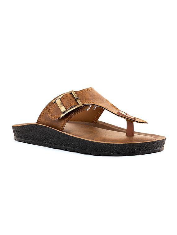 brown toe separator sandal - 19710972 -  Zoom Image - 0