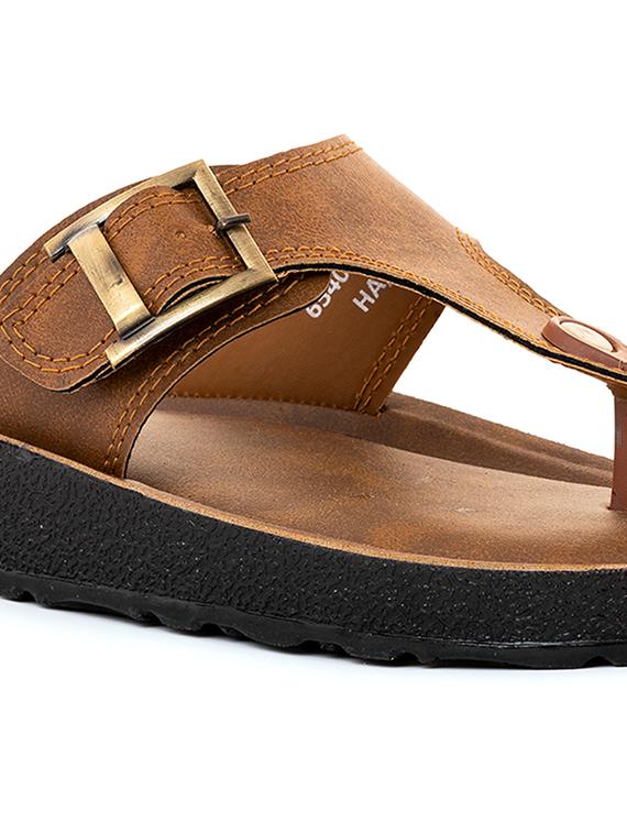 brown toe separator sandal - 19710972 - Standard Image - 5