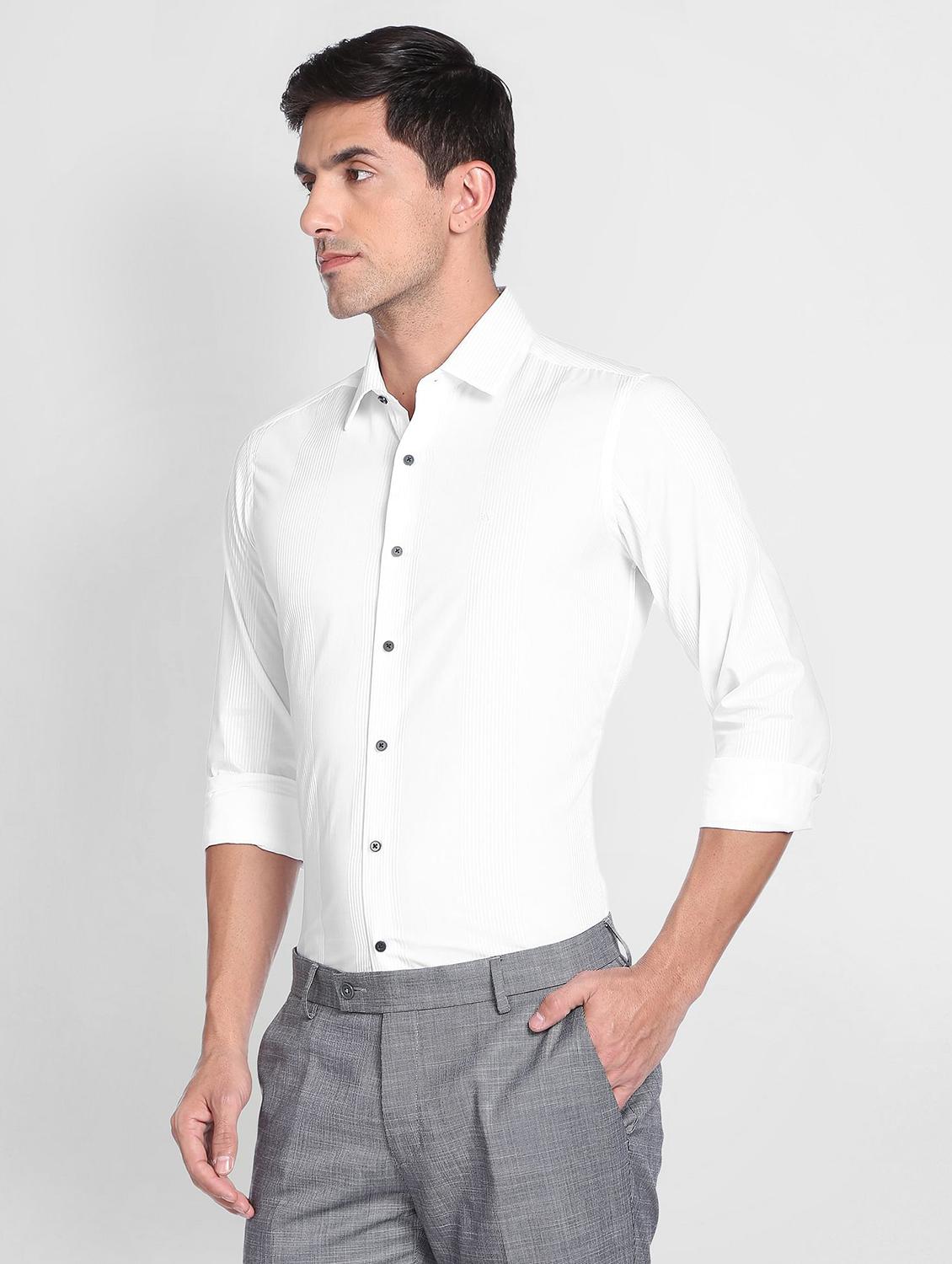 men shirt collar printed casual shirt - 19713835 - Zoom Image - 0