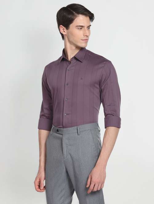 men shirt collar printed casual shirt - 19713849 - Standard Image - 0