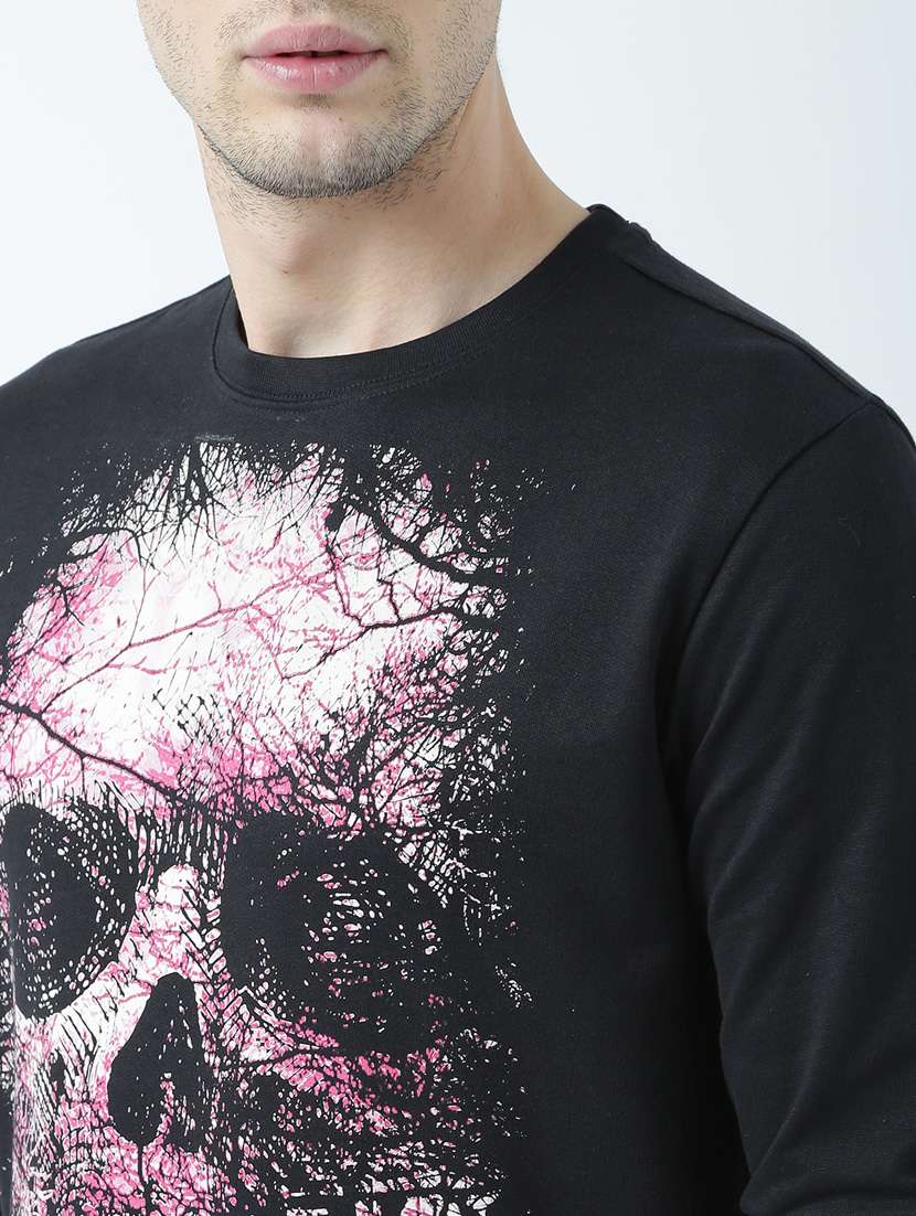 round neck printed sweatshirts - 19714399 - Standard Image - 3
