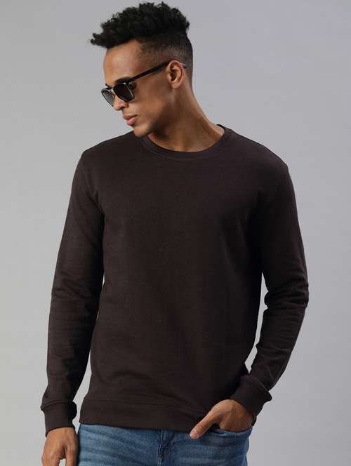 mens plain sweatshirt - 19714464 - Standard Image - 0
