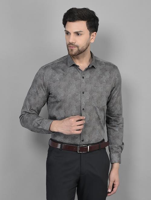 mens florals formal shirt - 19716557 - Standard Image - 0