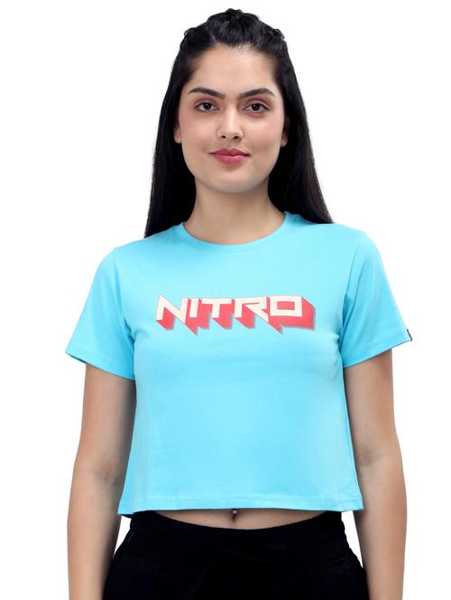 women's crop crew neck top - 19717654 -  Standard Image - 0