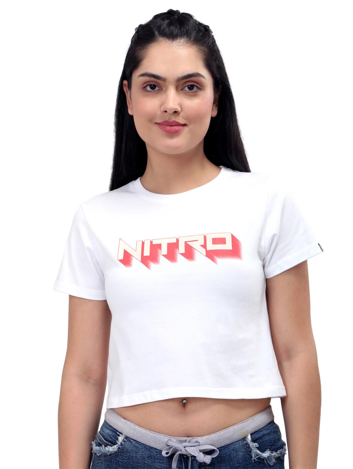women's crop crew neck top - 19717655 -  Zoom Image - 0