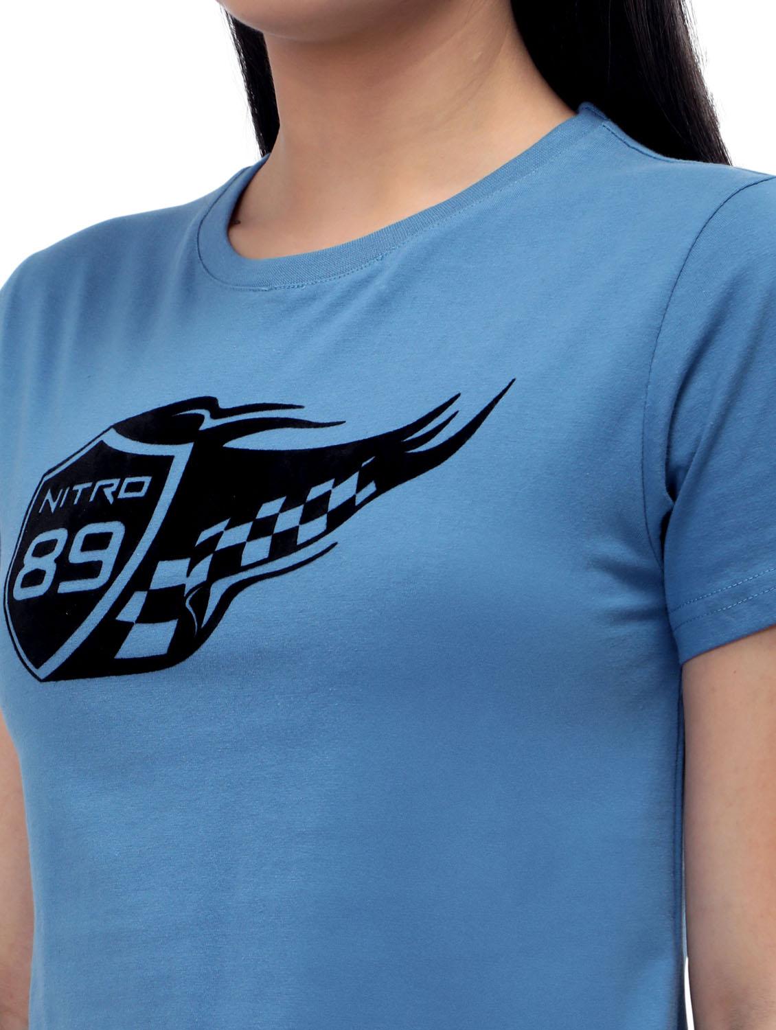 women's crop crew neck top - 19717665 - Standard Image - 5