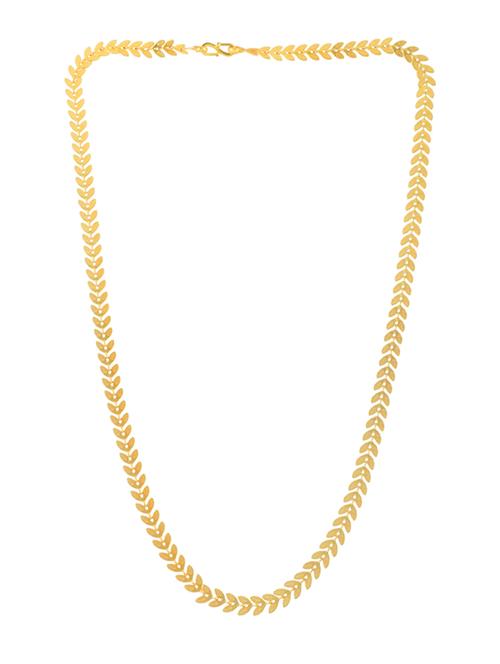 gold plated chain necklace - 19718377 - Standard Image - 0