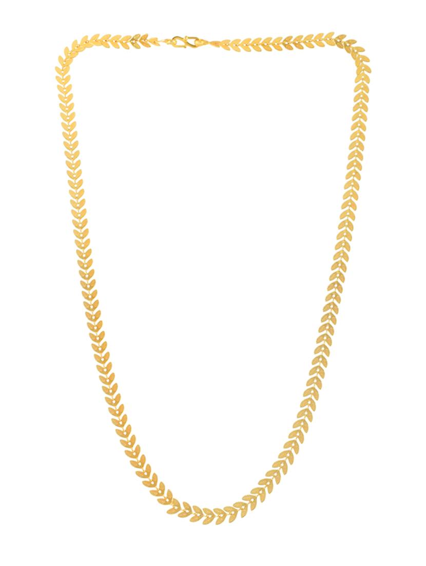 gold plated chain necklace - 19718377 - Zoom Image - 0
