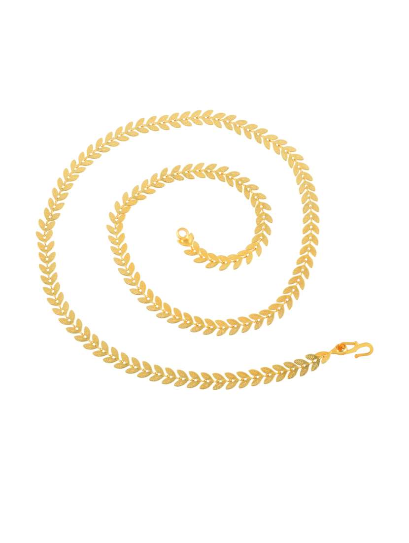 gold plated chain necklace - 19718377 - Standard Image - 3