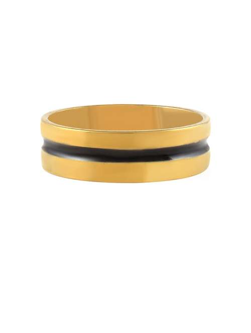gold plated finger ring - 19718390 -  Standard Image - 0