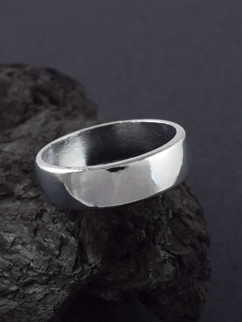 silver plated finger ring