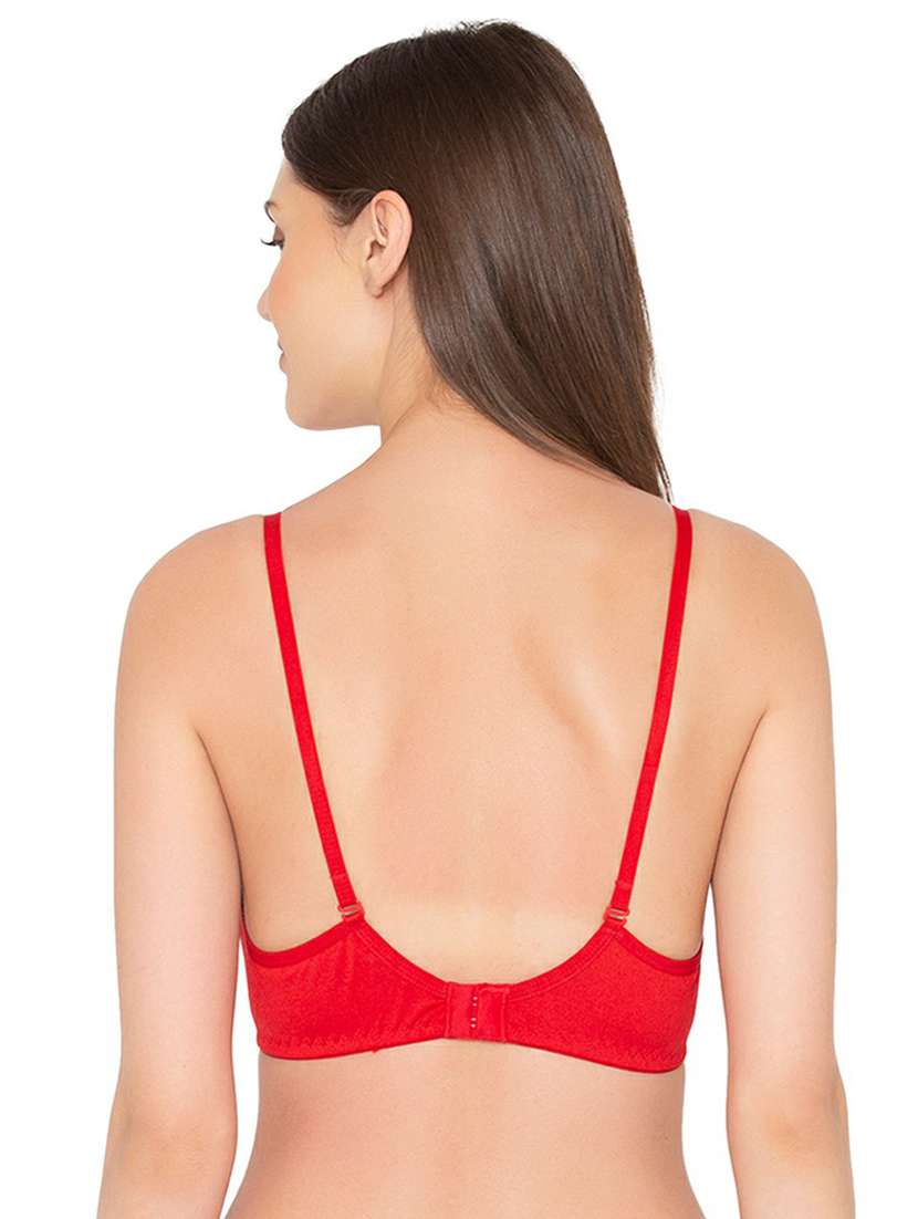 red cotton tshirt bra - 19718427 -  Standard Image - 3